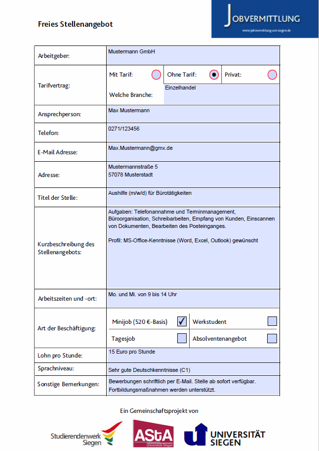 Musterstelle